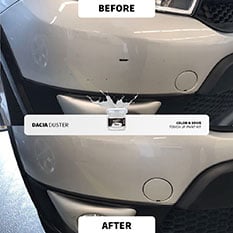 Reparación de retoque antes y después 19
